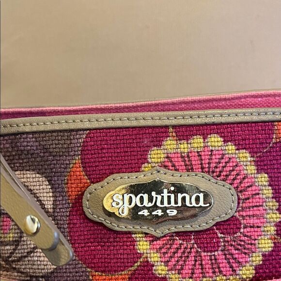 Spartina 449 Floral Crossbody Bag - Pink and Yellow - Picture 9 of 11